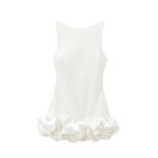 Vestido Curto Com Babados - Duda - Loja de Roupa Feminina - Eleganza Style