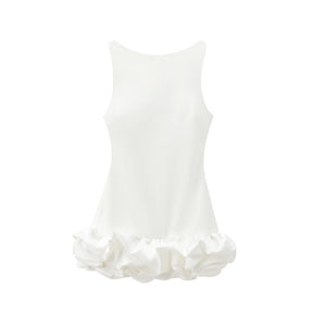 Vestido Curto Com Babados - Duda - Loja de Roupa Feminina - Eleganza Style