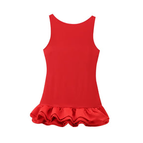 Vestido Curto Com Babados - Duda - Loja de Roupa Feminina - Eleganza Style