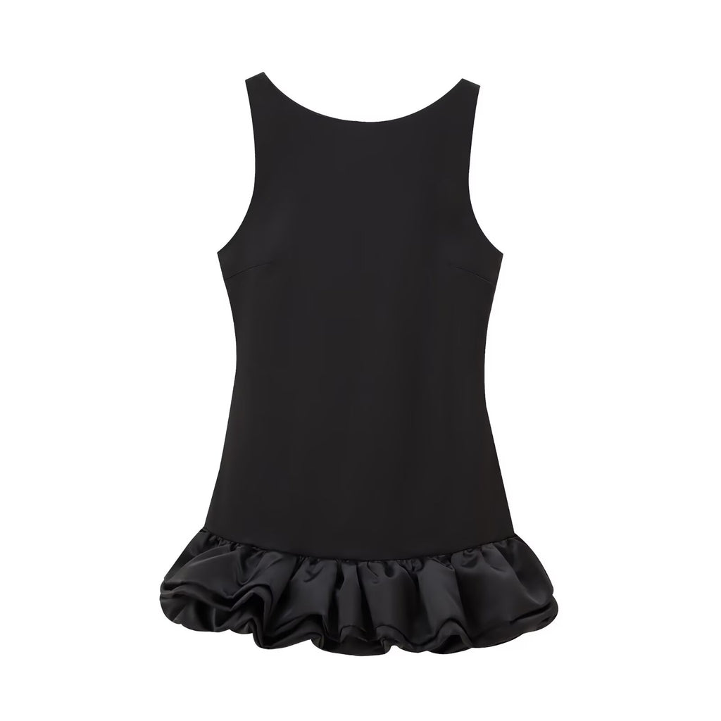 Vestido Curto Com Babados - Duda - Loja de Roupa Feminina - Eleganza Style