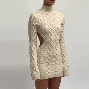 Vestido Curto Tricot - Francinni - Loja de Roupa Feminina - Eleganza Style