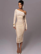 Vestido Elegante - Becca - Branco - Loja de Roupa Feminina - Eleganza Style