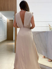 Vestido Elegante Bege - Loja de Roupa Feminina , Vestido Alie - Eleganza Style