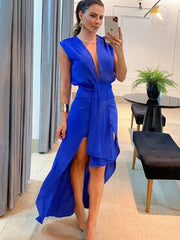  Vestido Elegante Azul - Loja de Roupa Feminina , Vestido Alie - Eleganza Style