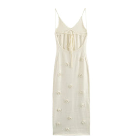 Vestido Longo Branco Gizella - Loja de Roupa Feminina - Eleganza Style