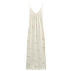 Vestido Longo Branco Gizella - Loja de Roupa Feminina - Eleganza Style