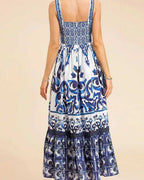 Vestido Longo Estampado - Lice - Loja de Roupa Feminina - Eleganza Style