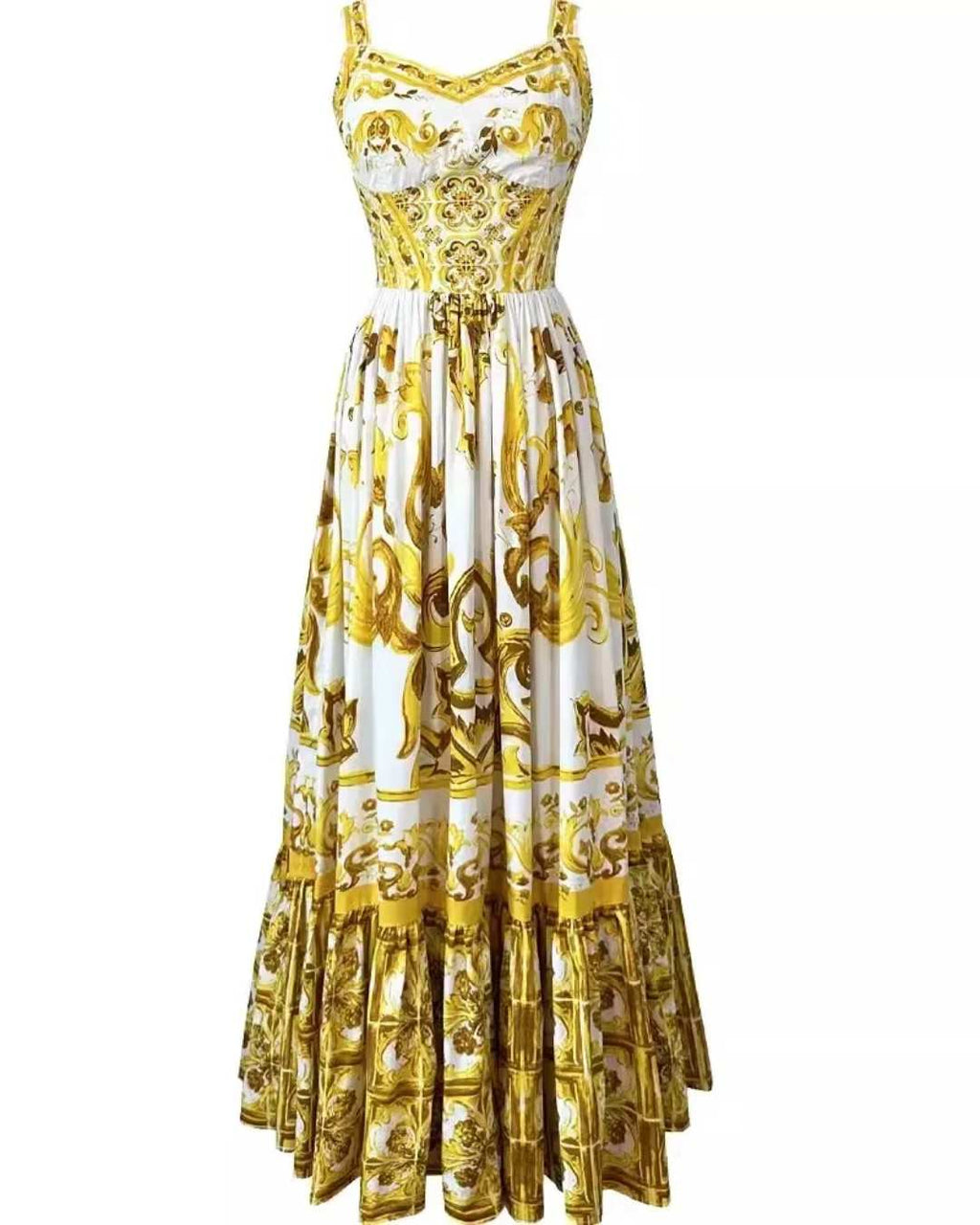Vestido Longo Estampado - Lice - Loja de Roupa Feminina - Eleganza Style
