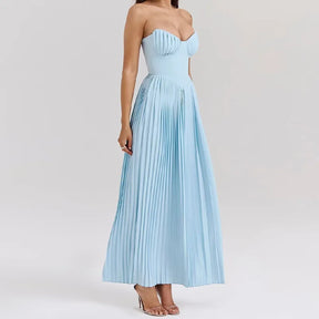 Vestido Longo Plissado - Mermaid - Loja de Roupa Feminina - Eleganza Style