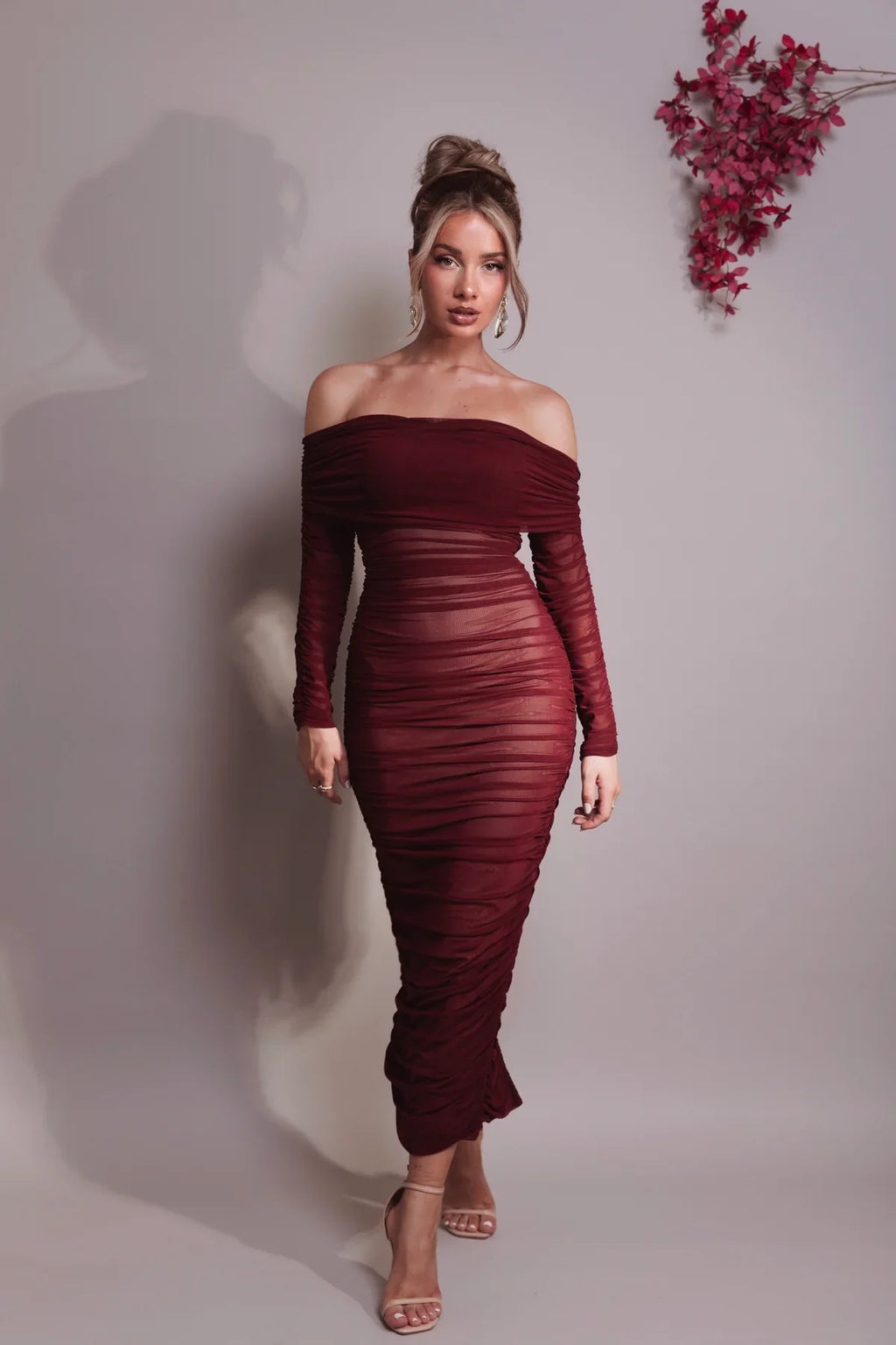 Vestido Longo Tomara Que Caia - Liz - Loja de Roupa Feminina - Eleganza Style