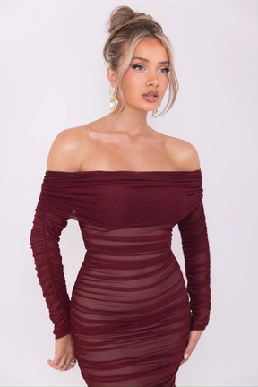 Vestido Longo Tomara Que Caia - Liz - Loja de Roupa Feminina - Eleganza Style