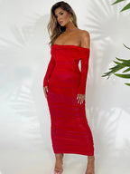 Vestido Longo Tomara Que Caia - Liz - Loja de Roupa Feminina - Eleganza Style