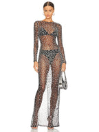 Vestido Segunda Pele Com Strass - Simone - Loja de Roupa Feminina - Eleganza Style