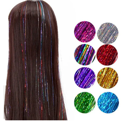 Fio de Glitter para cabelo - Tic Tac GlowHair