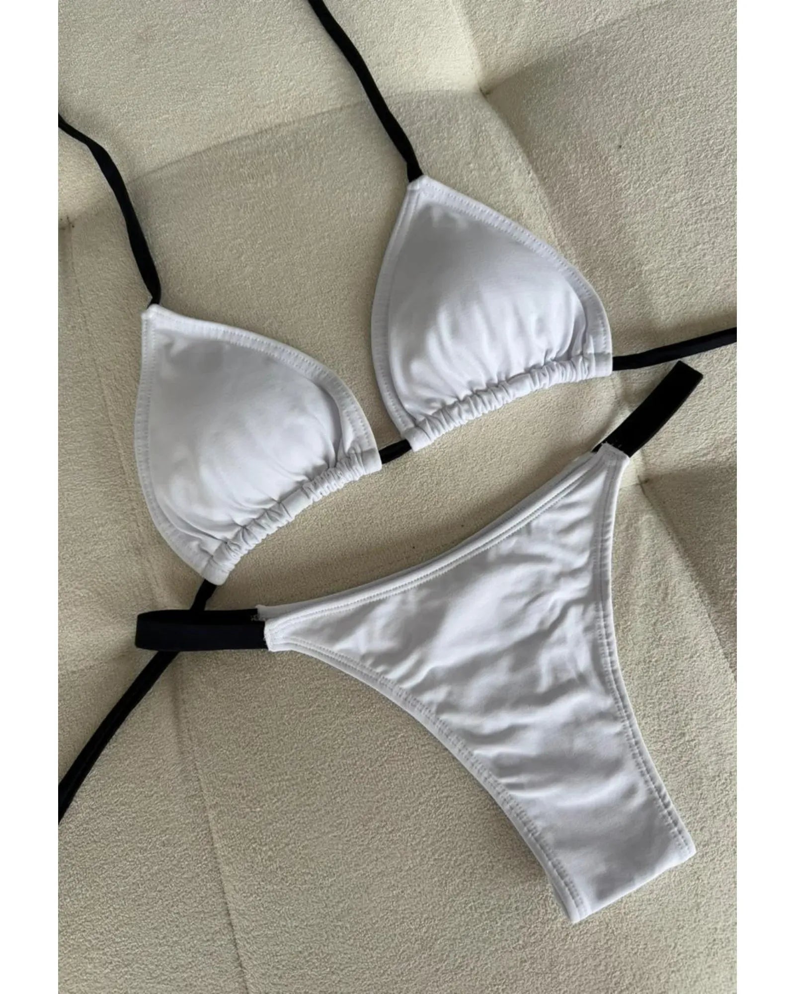 Biquini Verano - Branco com Preto
