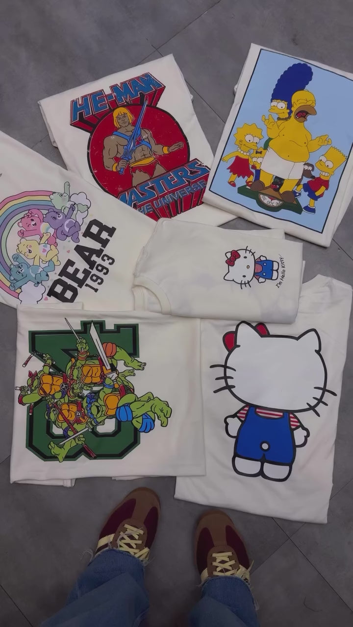 Compre 2 Leve 3 - T-Shirt Camisa Oversize Basica Estampada - Loja de Roupa Feminina - Eleganza Style