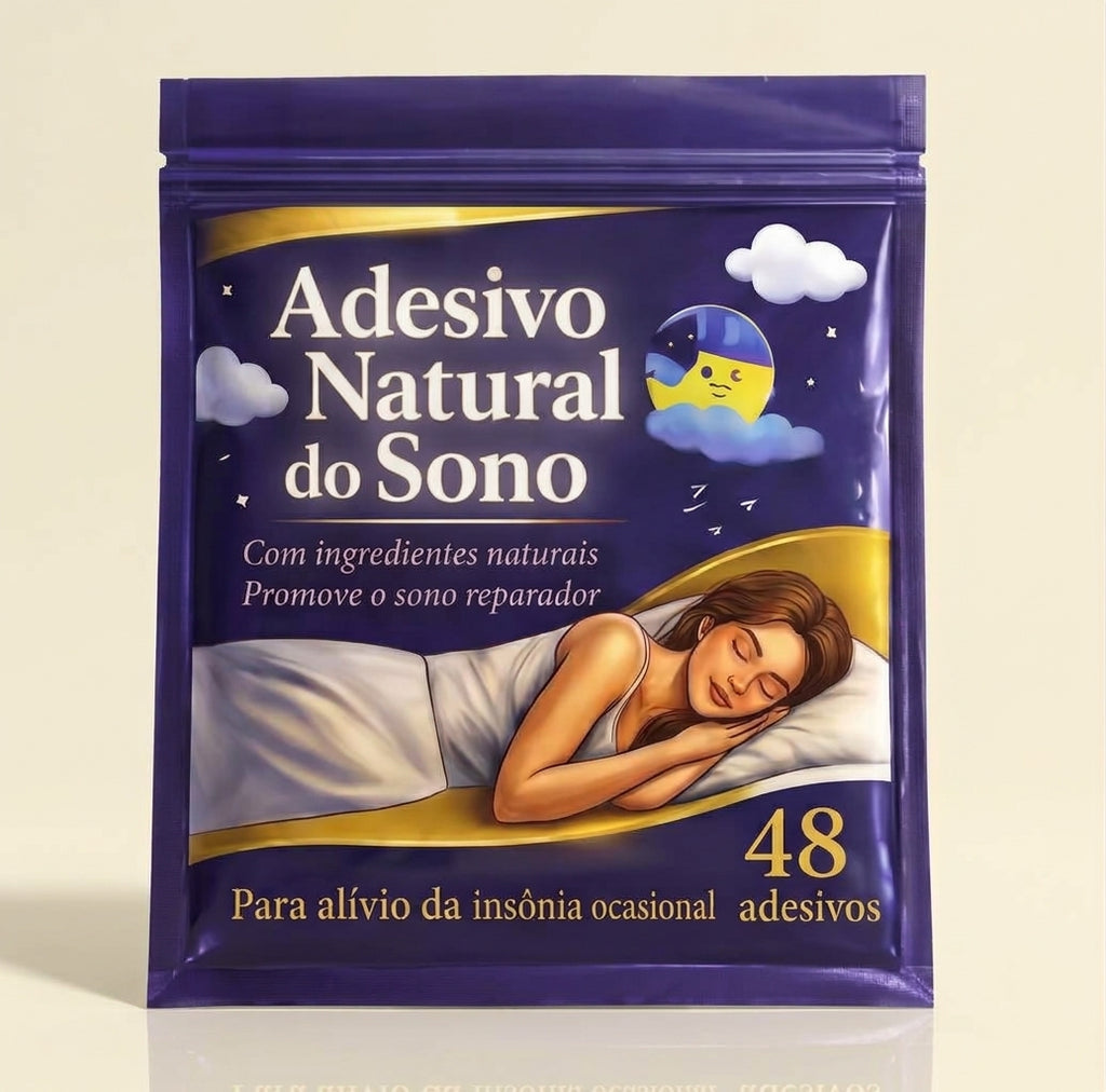 Embalagem Noite Plena com 48 adesivos de aromaterapia para dormir
