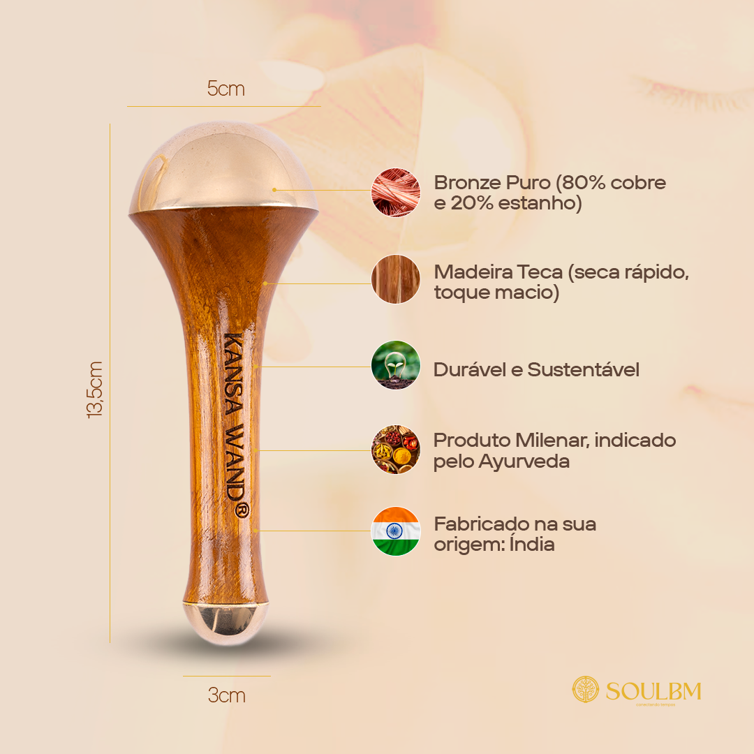Massageador Facial Kansa Wand® Lifting